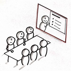 Training in Interactive Online Meetings